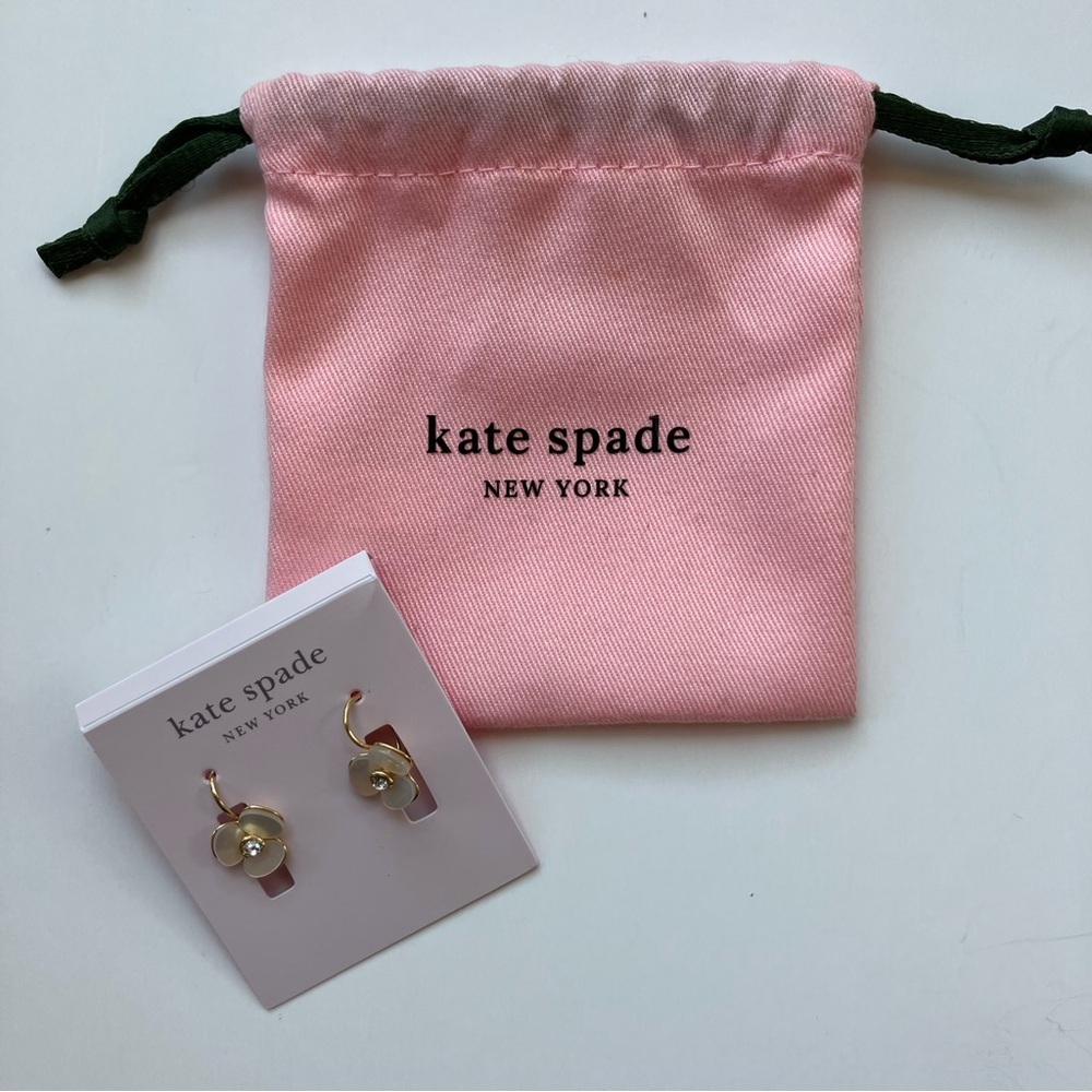 Kate Spade Women’s Disco Pansy Leverback Earrings